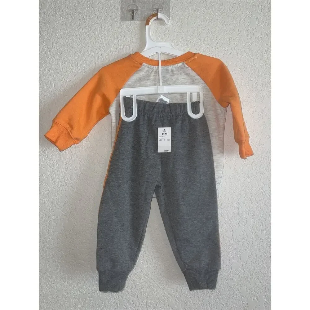 12 Months Star Wars 2 Piece Sweat Shirt And Pants Baby Halloween Set - Picture 2 of 2